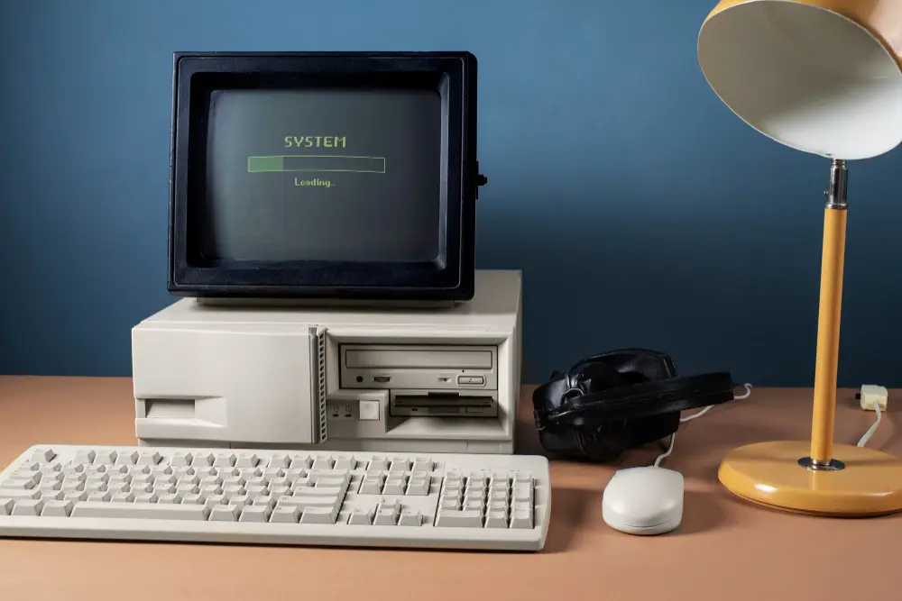 View of retro computer and technology. Its time for SME IT Upgrade
