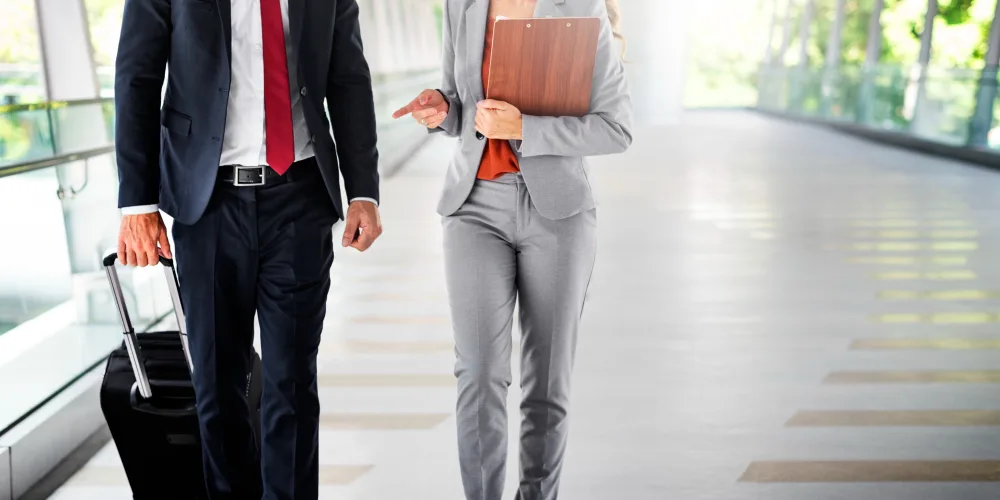 Business people commuter walking city life concept
